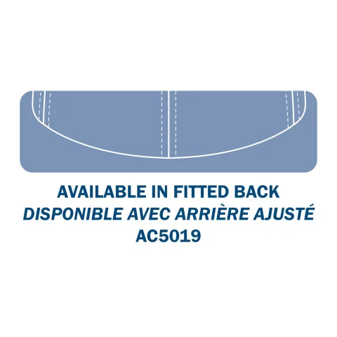 Polyester Marl & Spandex - 6 Panel Constructed Contour (A-Class) - Deluxe buckram laminated front panels with complete Pro-Stitch