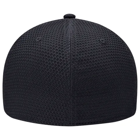 Polyester Ovoid & Spandex - 6 Panel Constructed Contour (A-Class, A-Flex, Performance) - Deluxe buckram laminated front panels with complete Pro-stitch