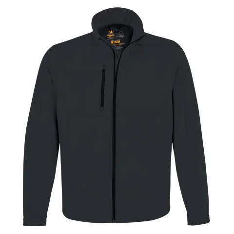 Men's Performance Seasonal Softshell Jackets - 94% Polyester / 6% Spandex, 3-Layer Bonded Softshell - Stretchable :: Waterproof :: Wind Resistant