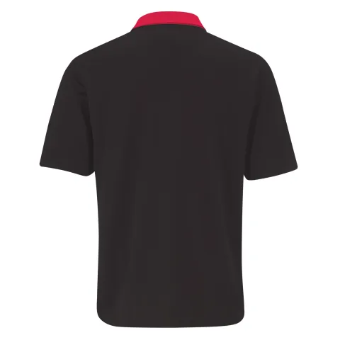 Men's Performance Two-Tone Polos - 100% Polyester Pique Knit. 155g/m² - 4.5oz/yd² - 3 Button Placket