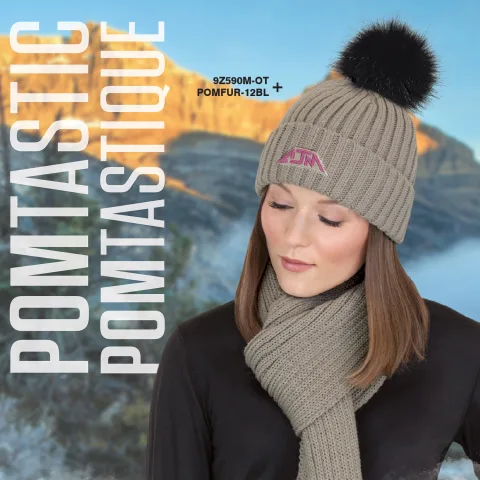 Polyester Faux Fur - Pom Pom (12cm) - For a popular fashion statement, add a pom pom to any winter style